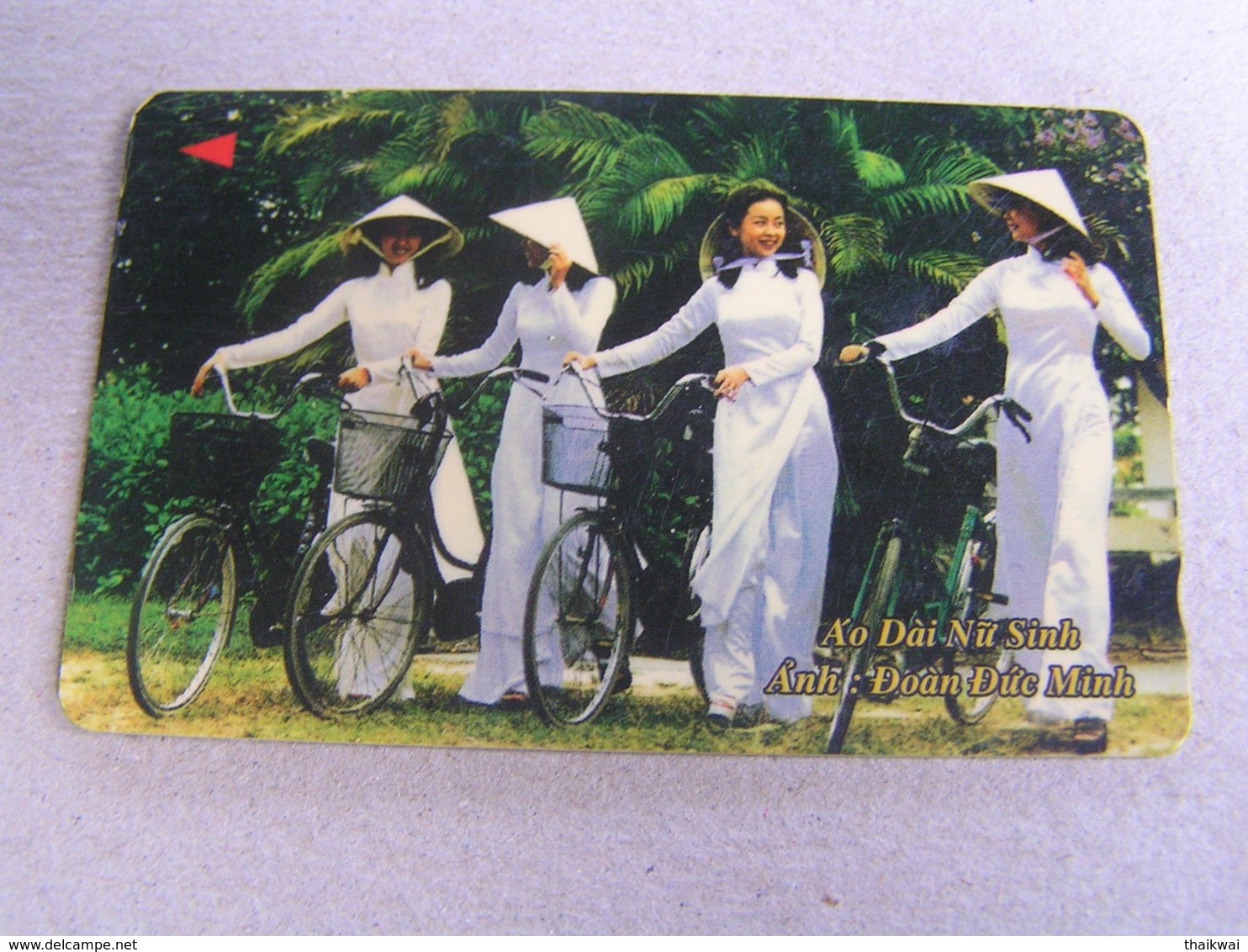 VIETNAM Used GPT Card   7MVSB 4 Girls With Bicycles - Vietnam