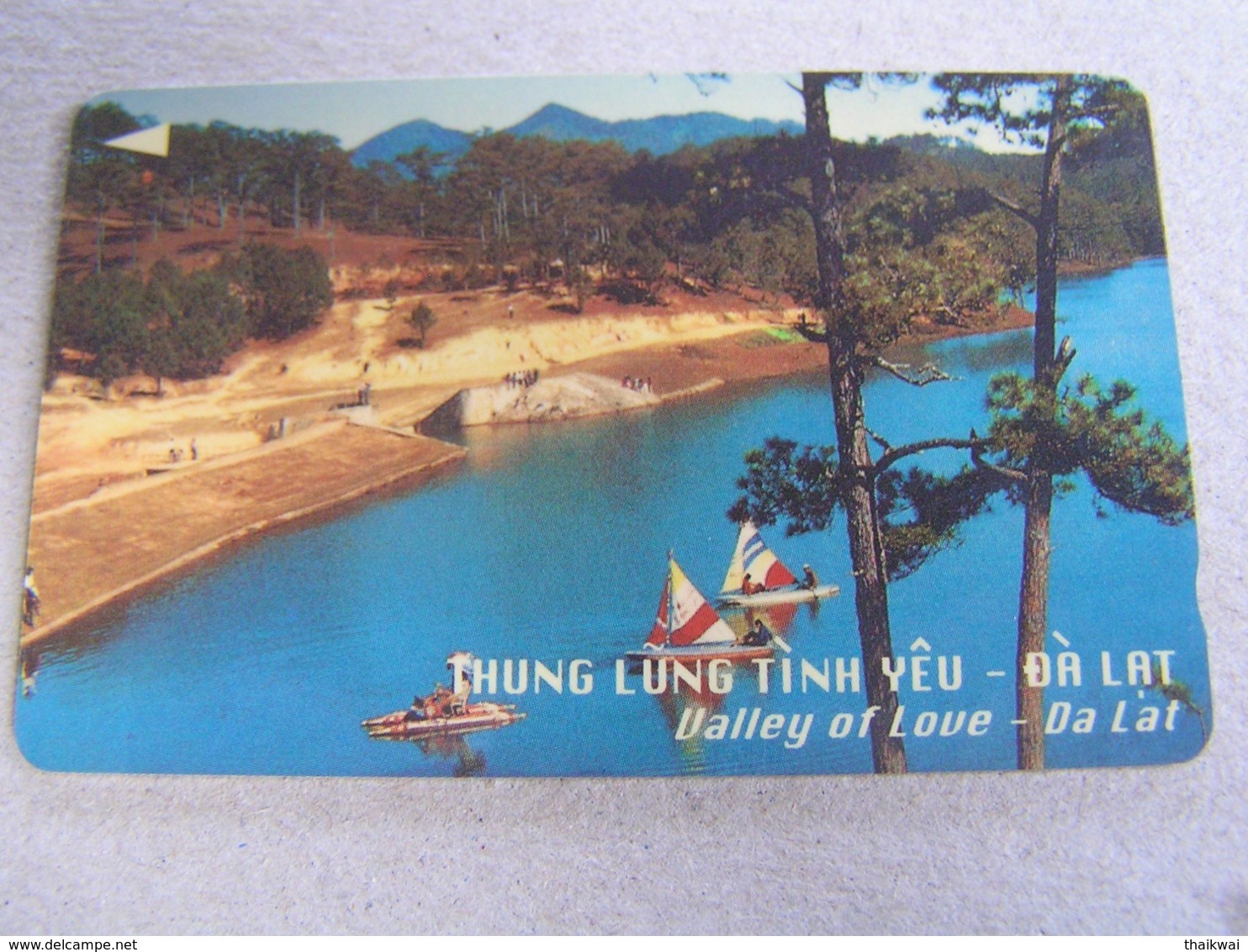 VIETNAM Used GPT Card   90MVSA Da Lat, Valley Of Love - Vietnam