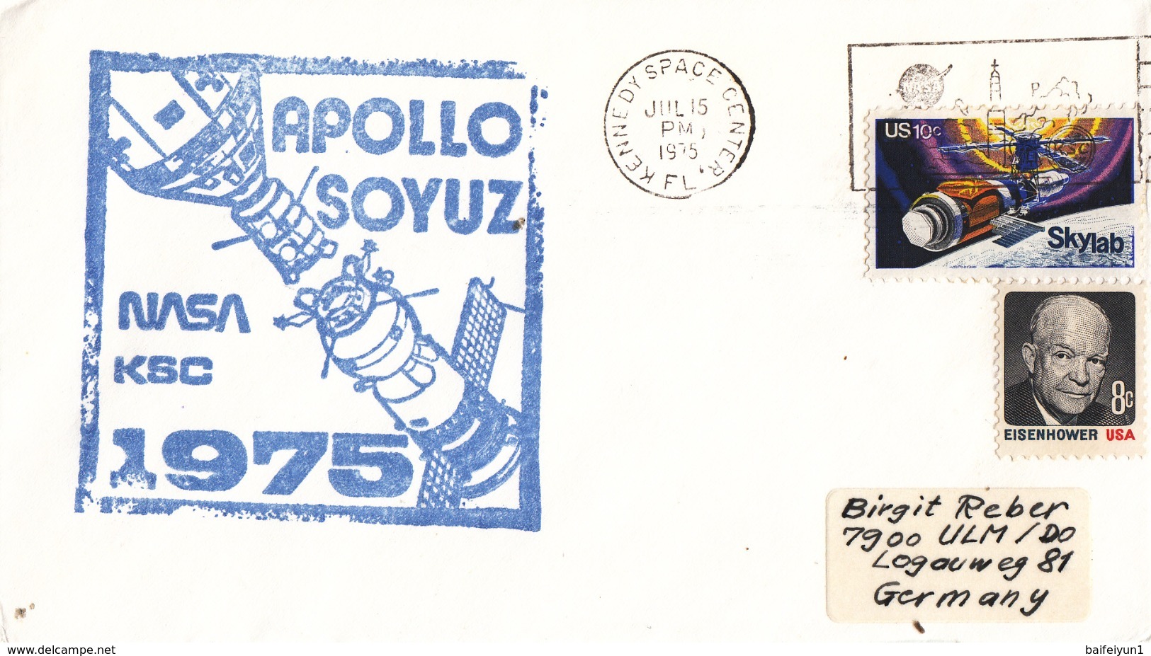 Unite States 1975 USA Apollo And USSR Soyuz Spacecraft Program Commemorative Cover - North  America