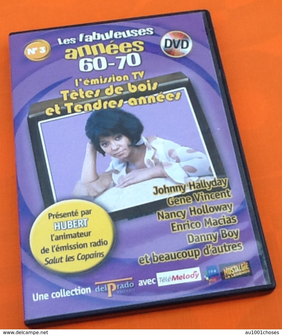 DVD Les Fabuleuses Anéées 60-70 L' émission TV Têtes De Bois Et Tendres Années (Nino Ferrer, Johnny Hallyday... - Autres & Non Classés