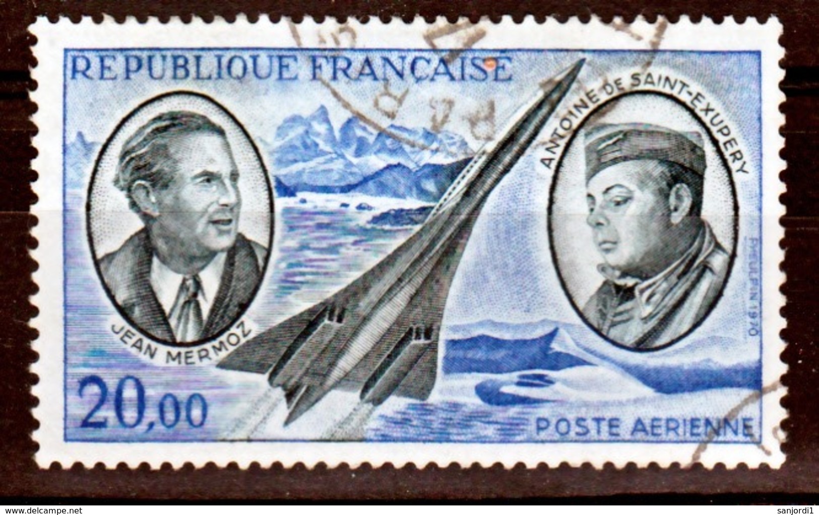 France 1970 1621 1662 Et PA 44   Année Poste Et PA Oblitérés Used - 1970-1979