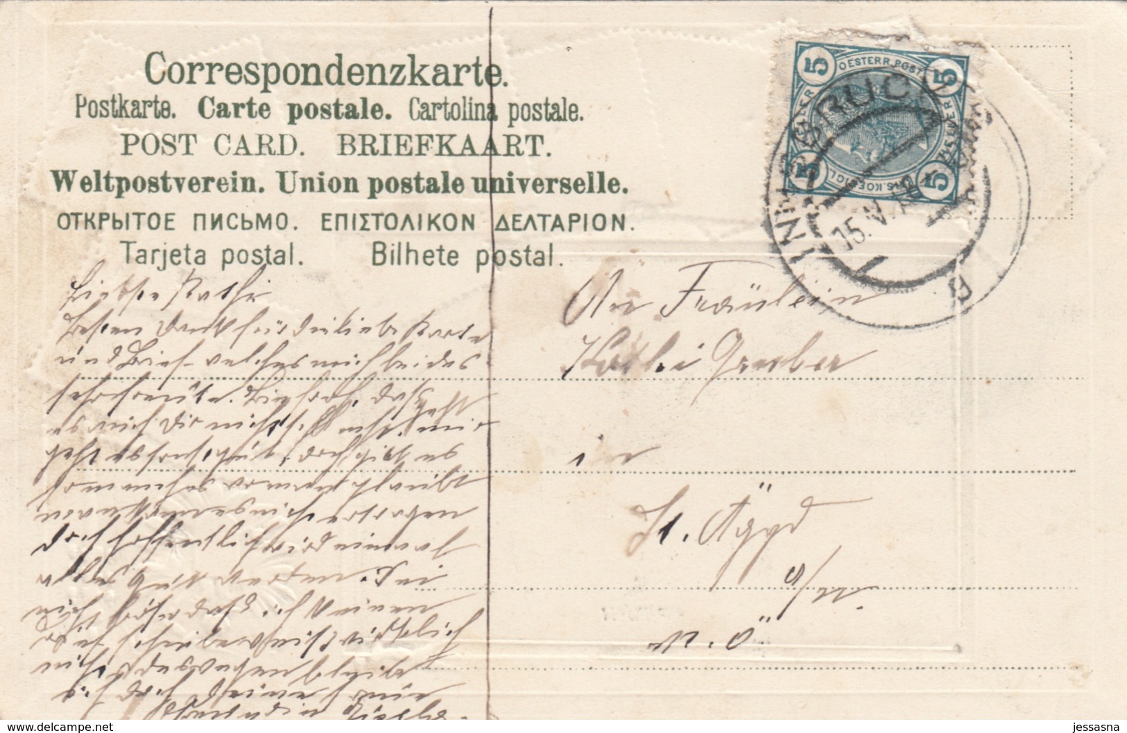 AK- Tirol - Innsbruck - Präge - Marken Karte - 1906 - Innsbruck