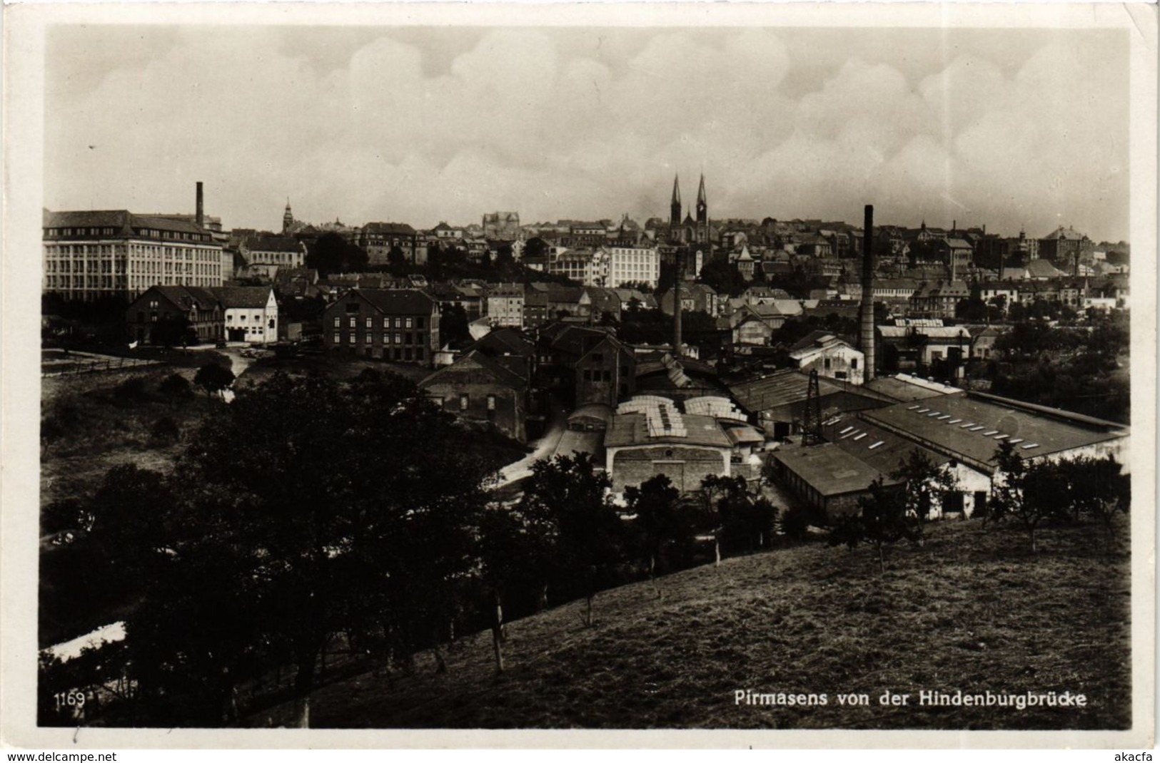 CPA AK Pirmasens - Pirmasens Von Der Hindenburgbrucke GERMANY (914103) - Pirmasens