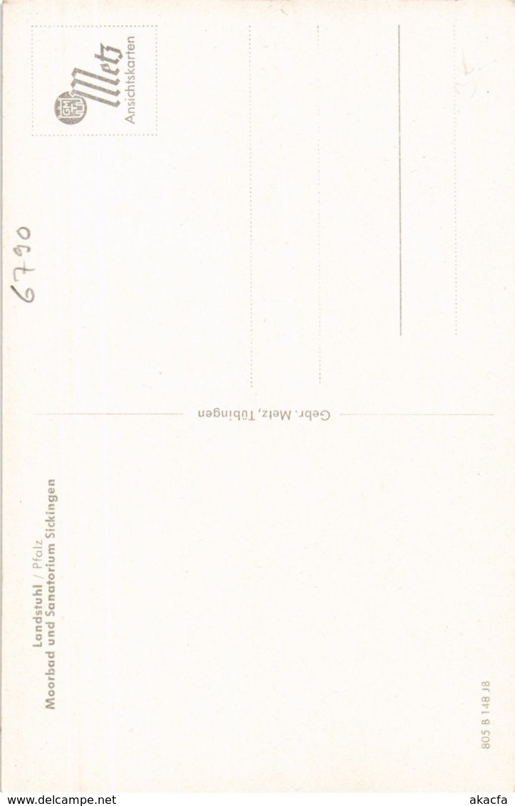 CPA AK Landstuhl - Moorbad Und Sanatorium Sickingen GERMANY (914142) - Landstuhl