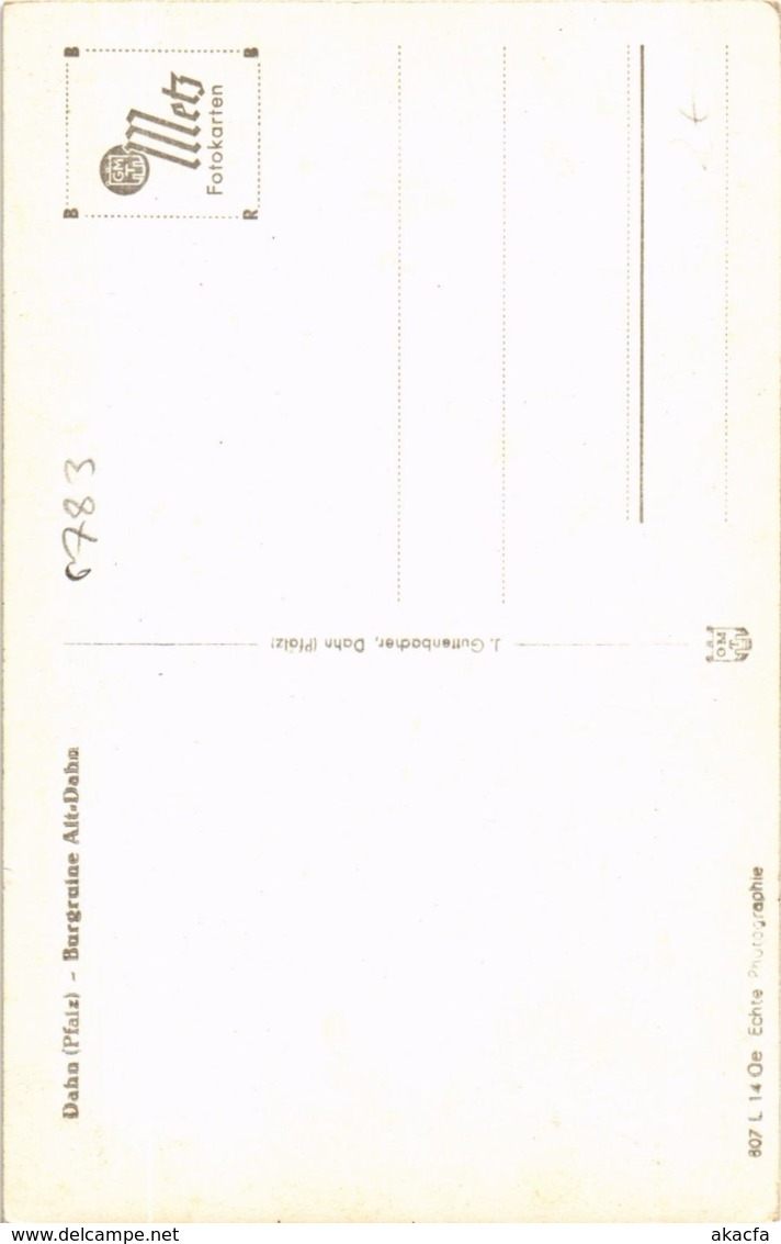 CPA AK Dahn - Burgruine Alt-Dahn GERMANY (914199) - Dahn