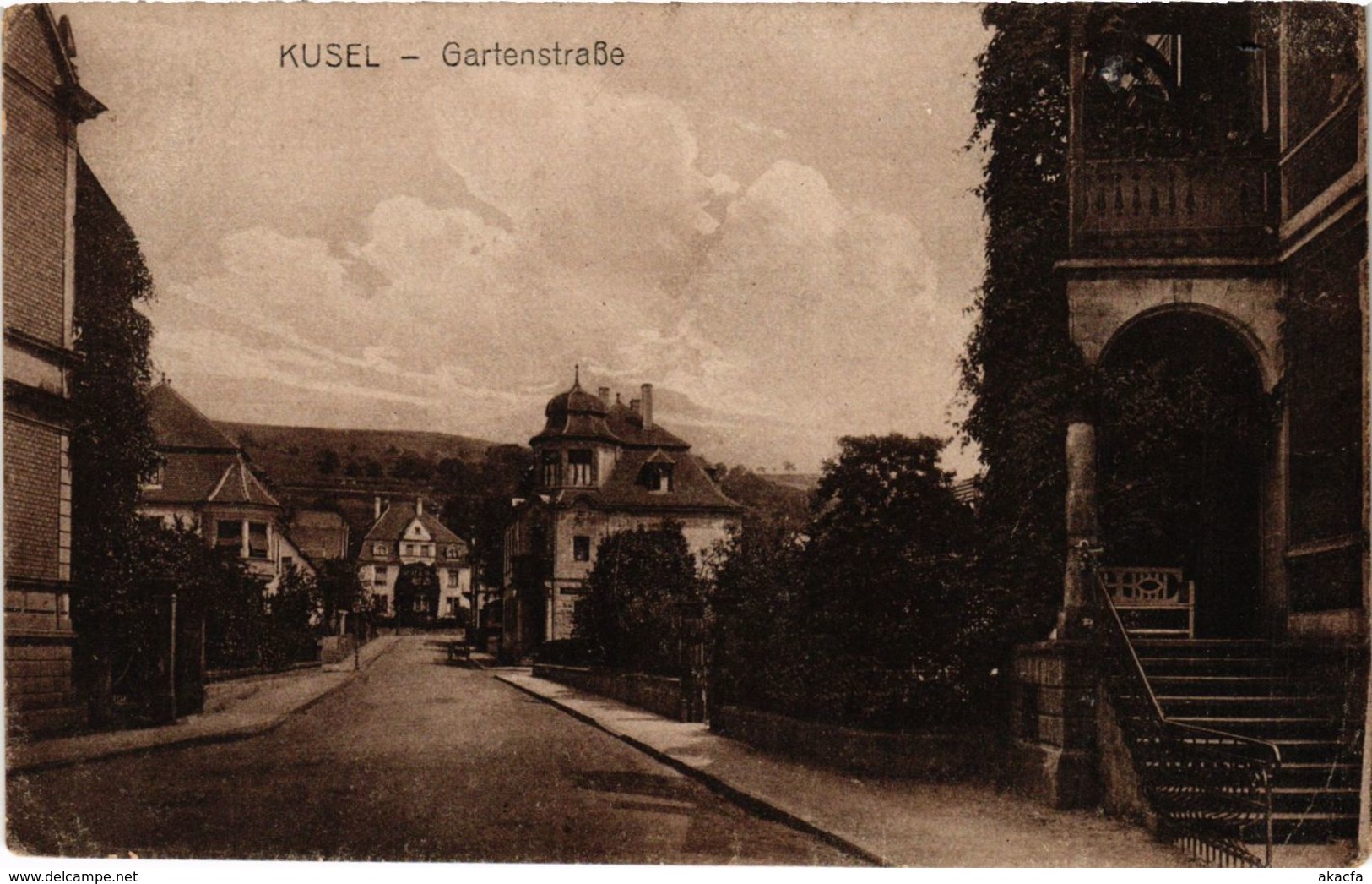 CPA AK Kusel - Gartenstrasse GERMANY (914786) - Kusel