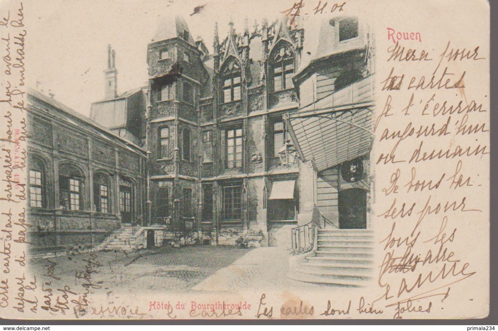 ROUEN - HOTEL DU BOURGTHEROUDE - Rouen