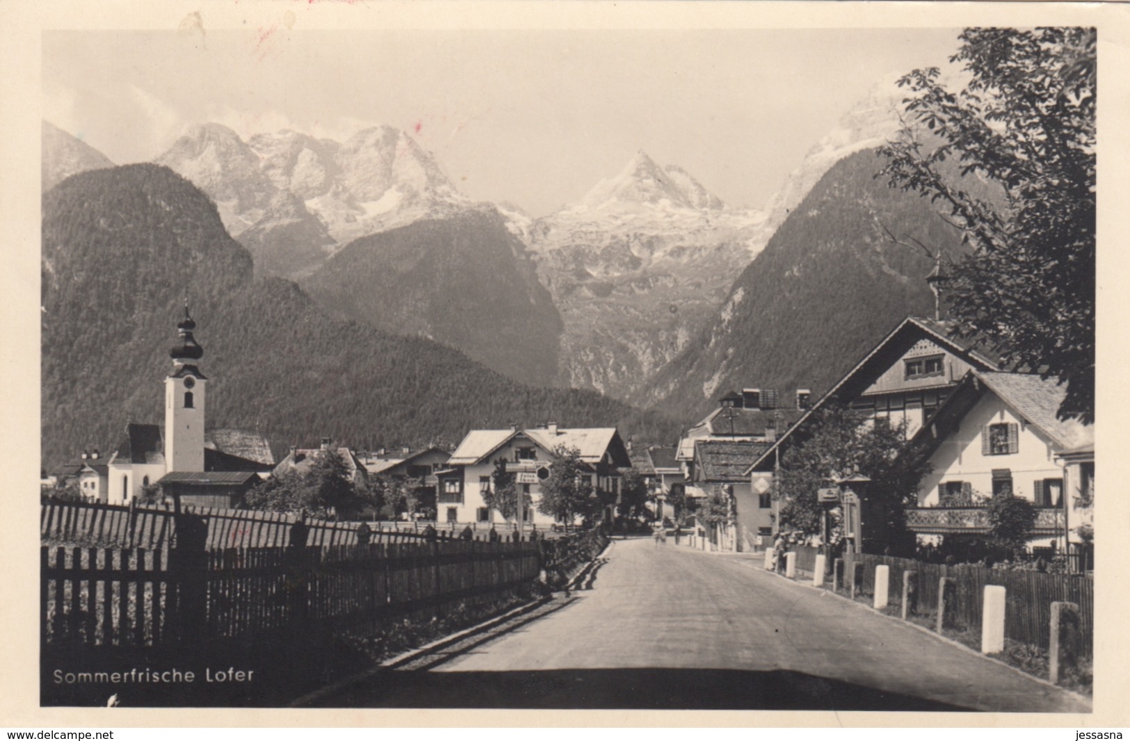 AK - Salzburg - Lofer - Ortsansicht - 1950 - Lofer