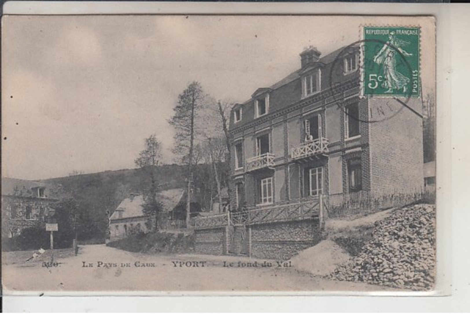 76  - YPORT - Le Fond Du Val..1908 - Yport