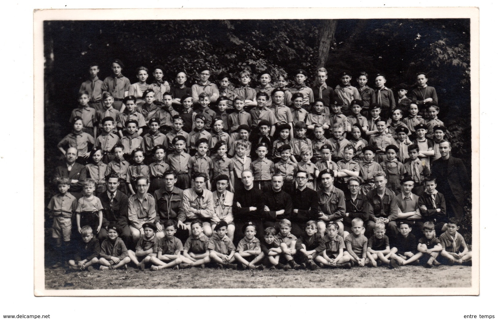 Groupe Scoutisme Scouts Carte Photo - Scoutismo