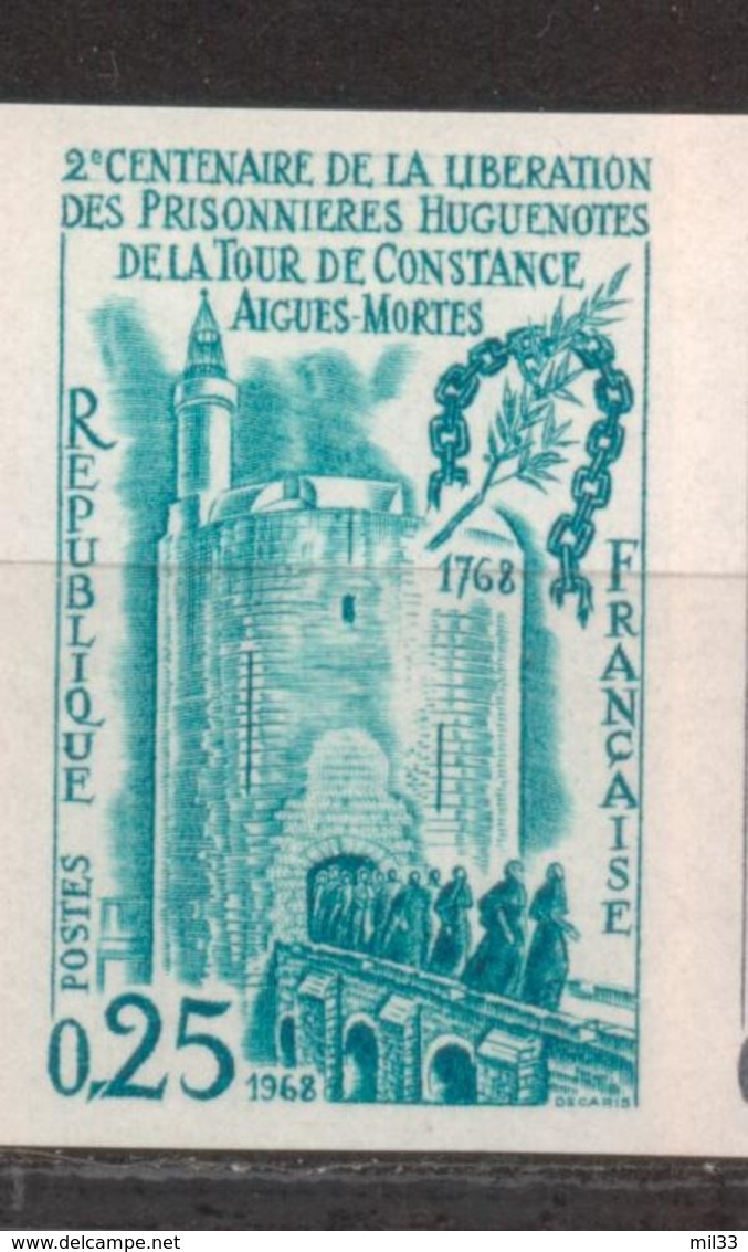 Tour De Constance De 1968 YT 1566 Essai De Couleur Sans Trace De Charnière - Non Classés