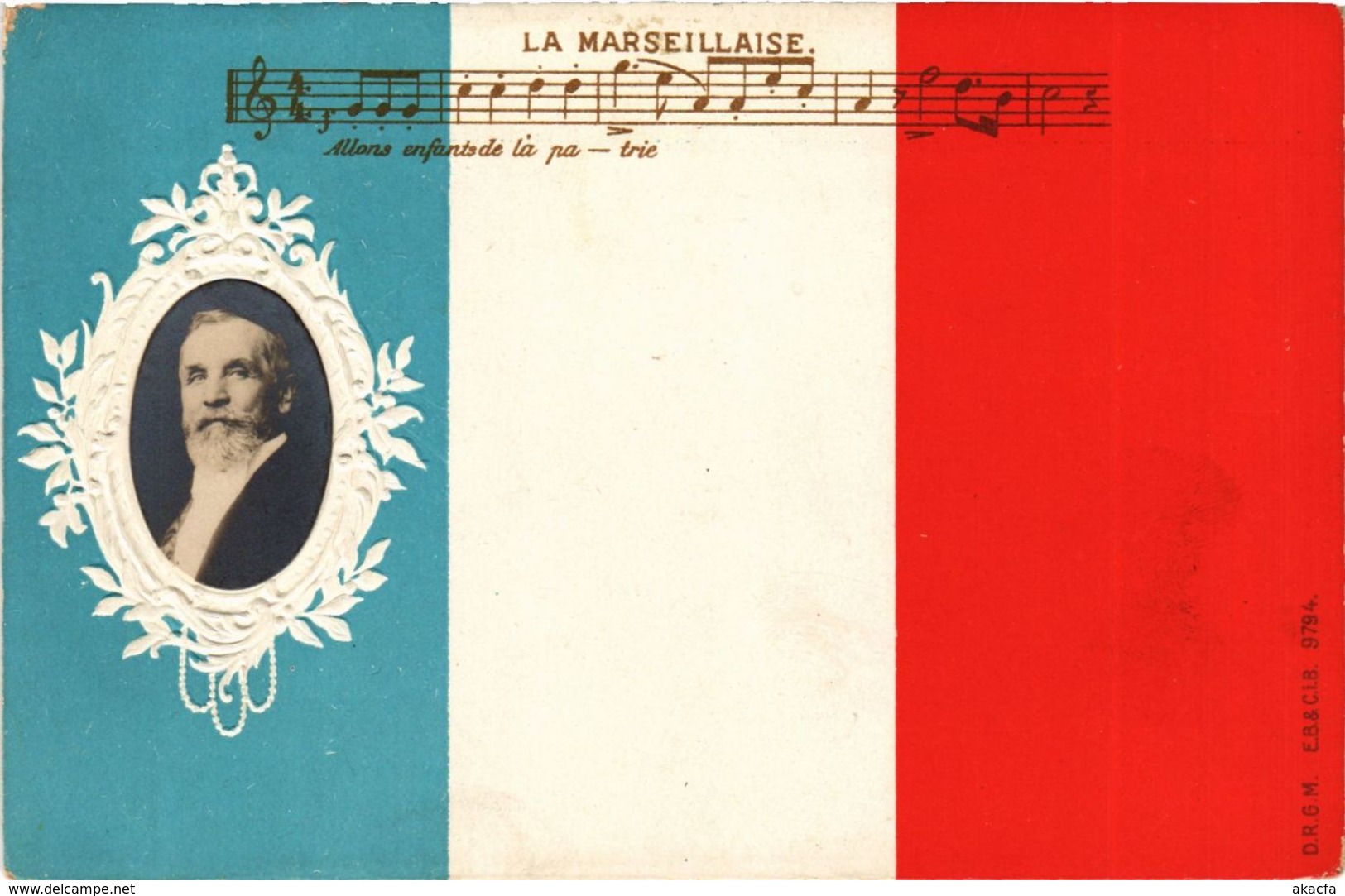 CPA AK La Marseillaise EMBOSSED POLITICS (981862) - Figuren