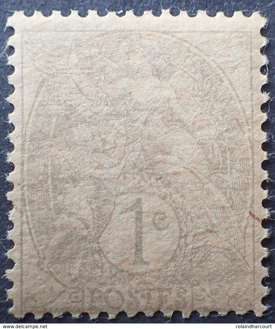 DF50478/682 - 1900 - TYPE BLANC - N°107 NEUF* PAPIER CHAMOIS - 1900-29 Blanc