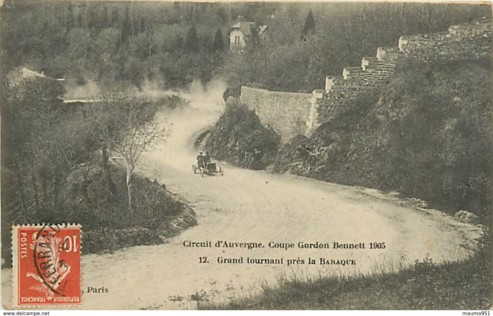 DEPARTEMENT 63 CIRCUIT D 'AUVERGNE - COUPE GARDON BENNETT 1905 - Altri & Non Classificati