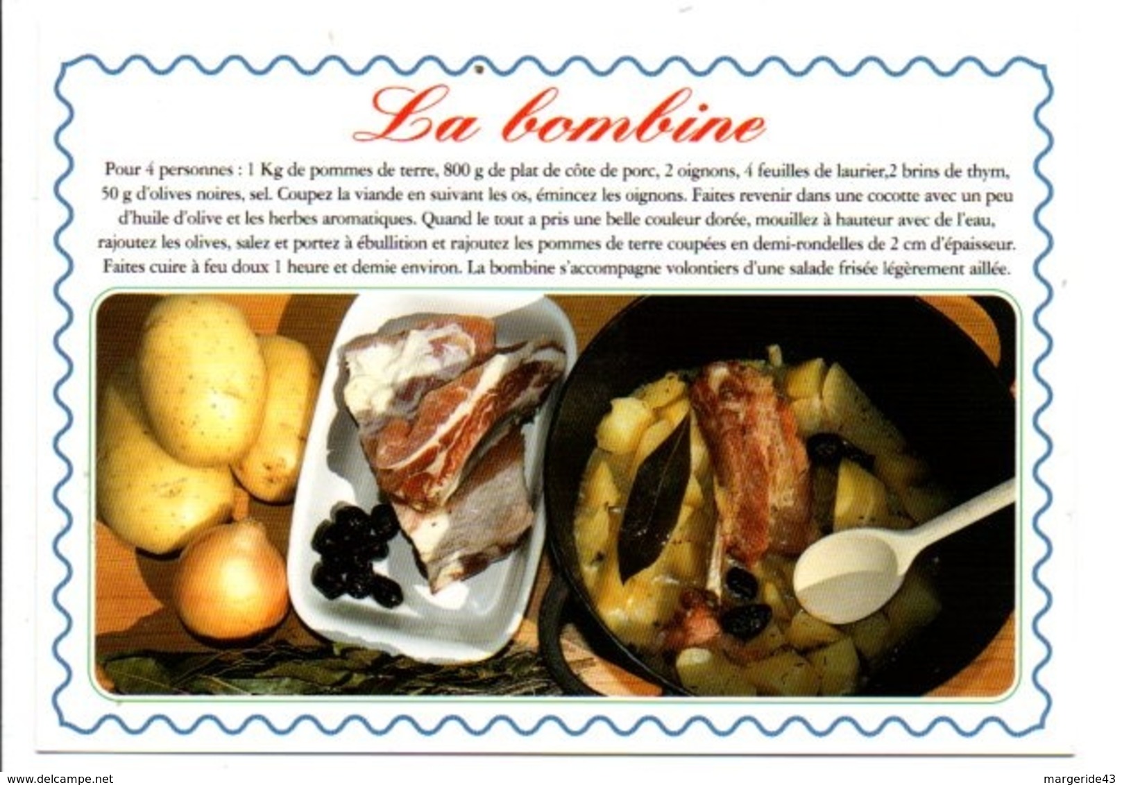 RECETTE - BOMBINE - Recepten (kook)