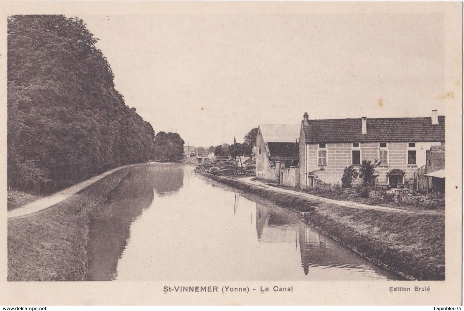 CP 89 Yonne Saint-Vinnemer St Canal Le Brulé Harry - Autres & Non Classés