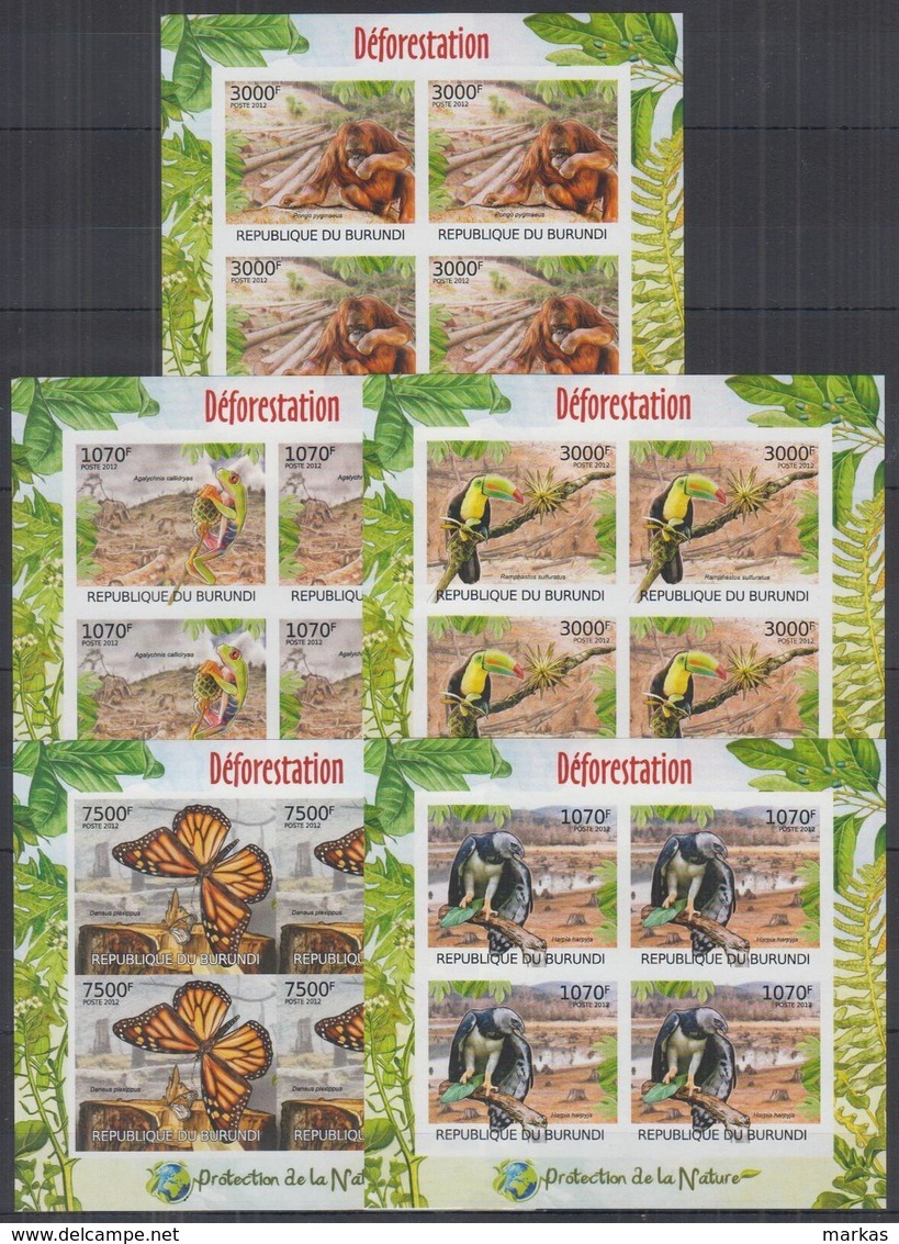 P301. Burundi - MNH - Nature - Animals - Deforestation - Imperf - Other & Unclassified