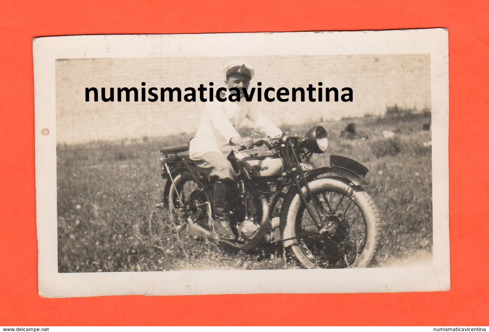 Moto Motorcycle Salona Spalato 1929 Militare Regia Marina Su Moto Da Classificare Scritte Al Retro - Autres & Non Classés