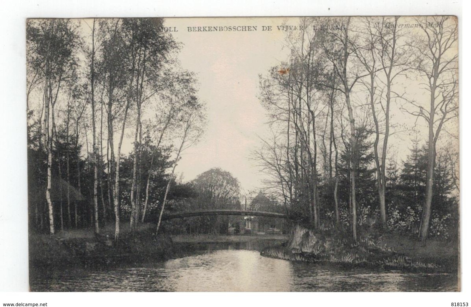 Mol  MOLL   BERKENBOSSCHEN  DE VIJVER  L'ETANG  N.Havermans,Moll 1909 - Mol