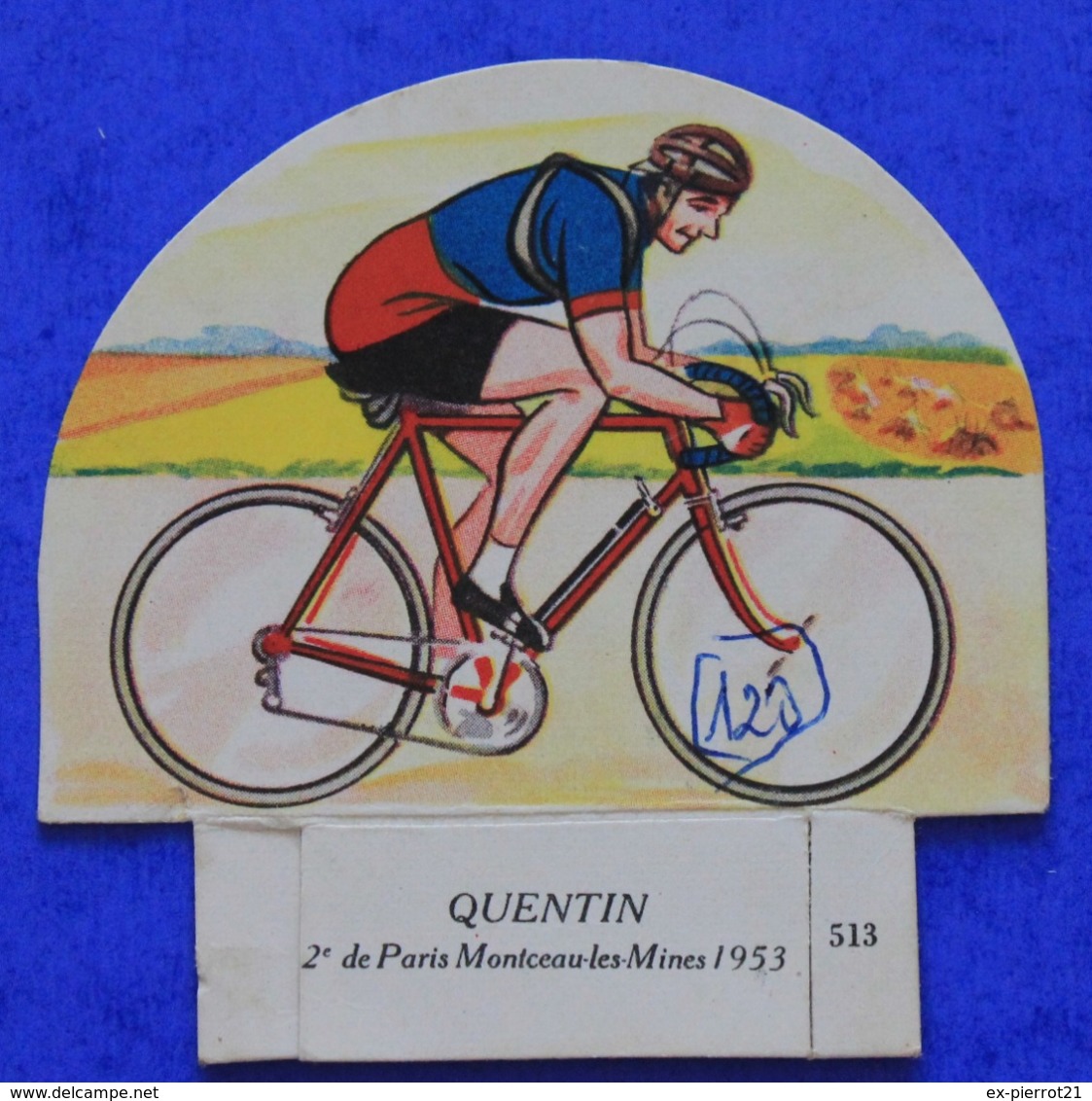 Cyclisme : Découpi Vache Sérieuse , Maurice Quentin  2e De Paris - Montceau Les Mines 1953 - Cyclisme