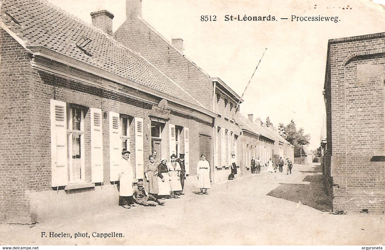 St Lenaarts - St Leonards - Processieweg - Café - Hoelen 8512 - 1925 - Brecht