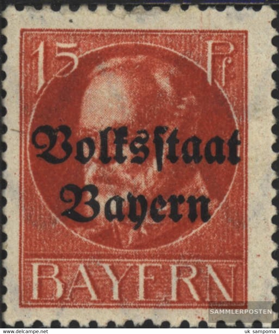 Bavaria 120II A Unmounted Mint / Never Hinged 1919 King Ludwig With Print - Mint