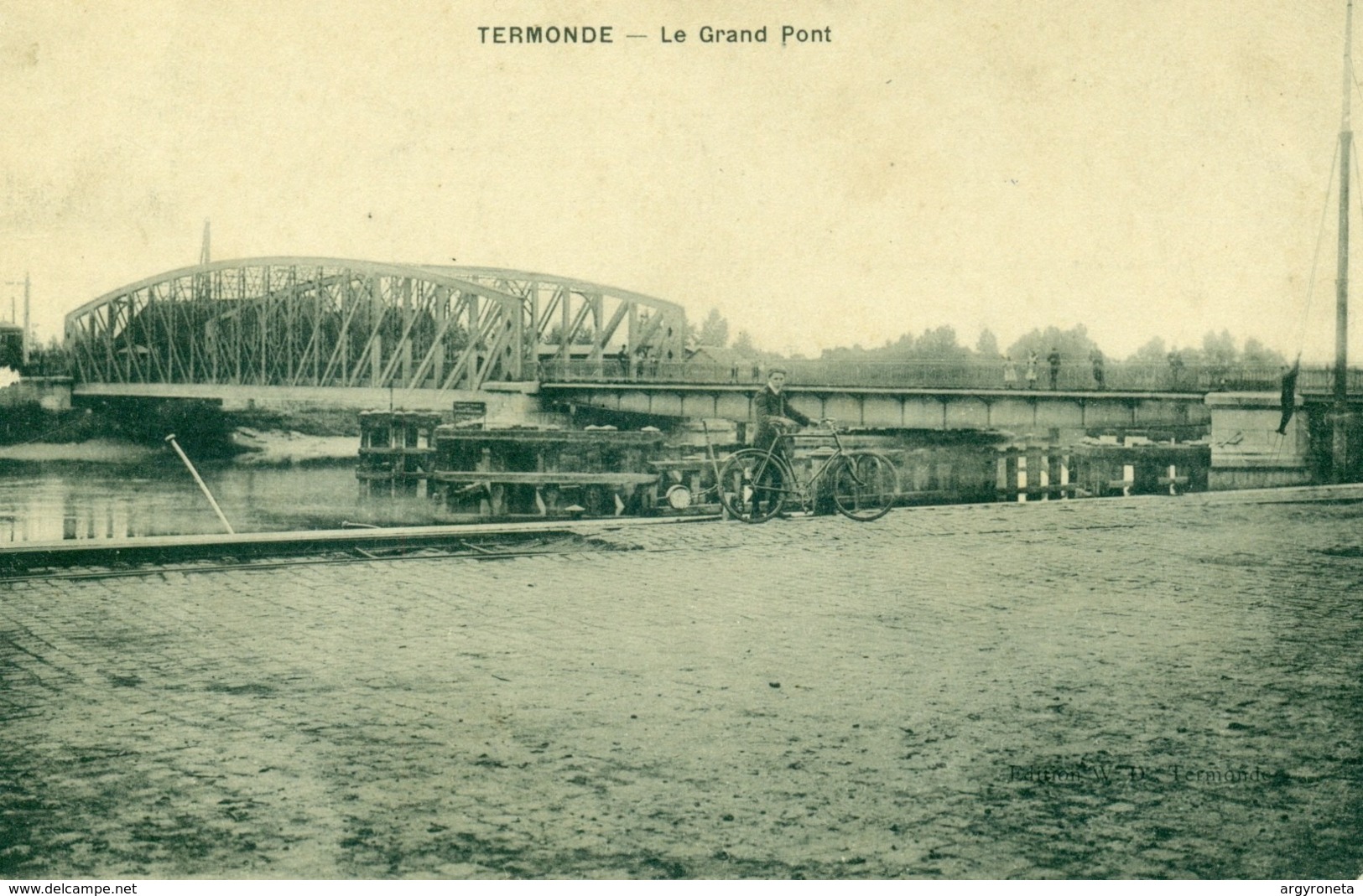Dendermonde - Termonde - Le Grant Pont - Schelde - WD - 1911 - Dendermonde