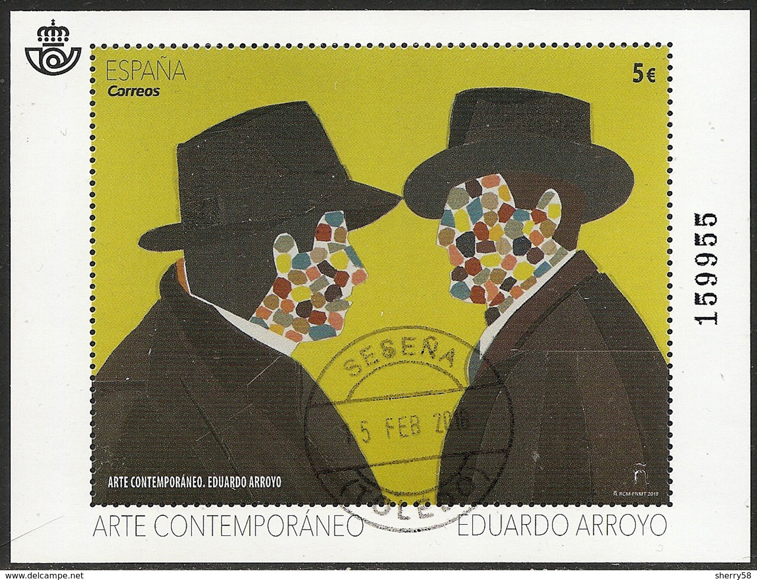 2018-ED. 5209 - Arte Contemporáneo. Eduardo Arroyo-USADO - Usados