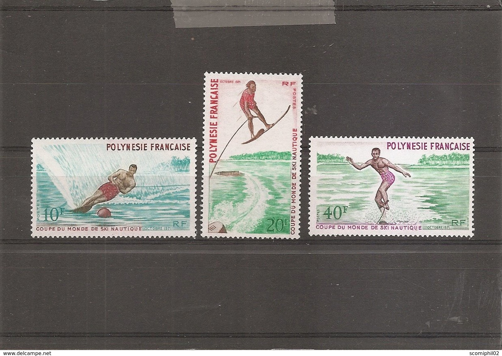 Ski Nautique ( 86/88 XXX -MNH- De Polynésie) - Sci Nautico