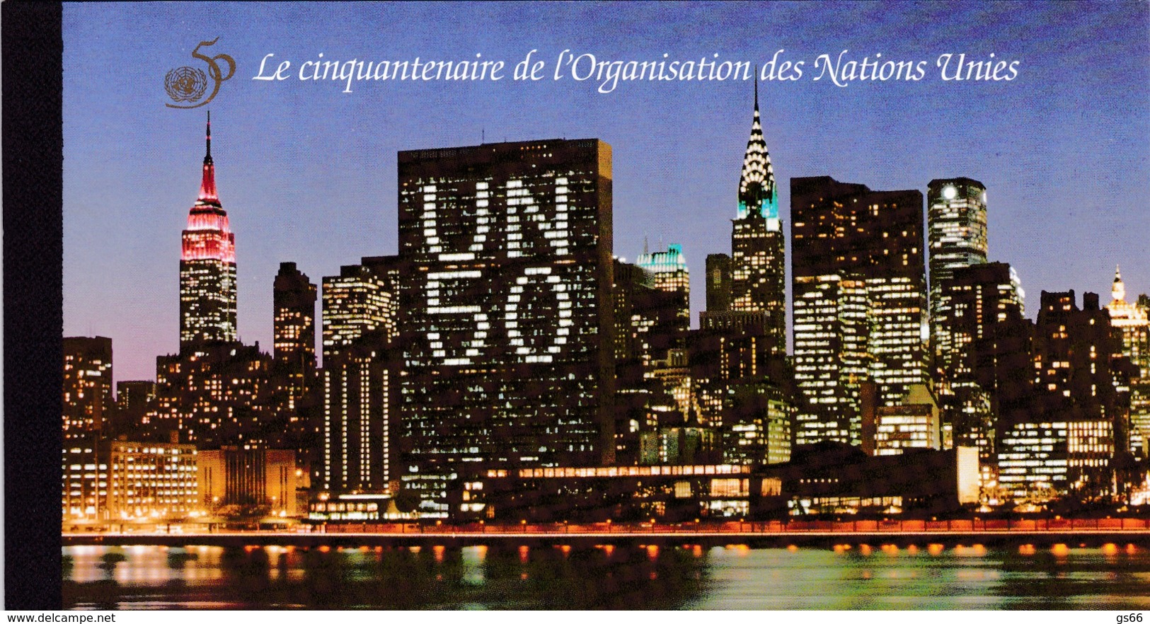 UNO-Genf, 1995,  273/84 MH 0-1,  MNH **,   50 Jahre Vereinte Nationen (UNO), Booklet - Postzegelboekjes