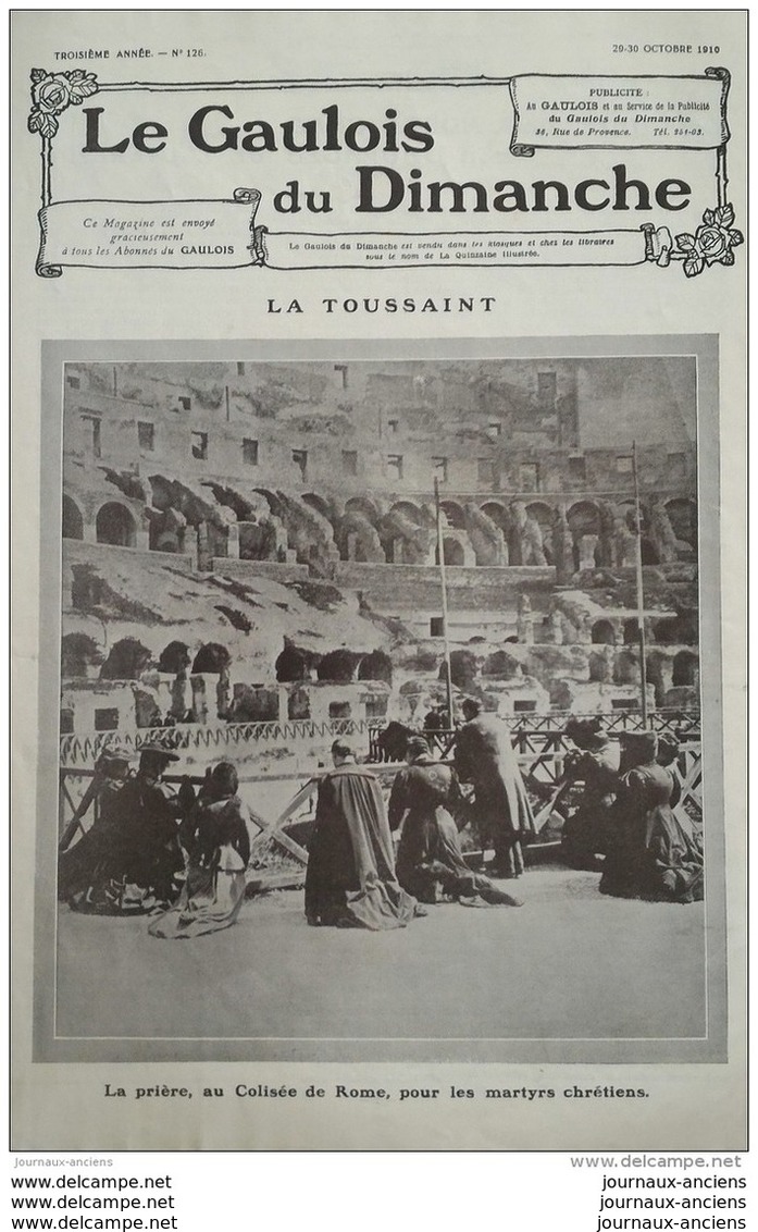 1910 COLISÉE DE ROME - DE GIBRALTAR À WOODNORTON - RÉVOLUTION PORTUGAISE - COMÉDIE FRANCAISE - GREVE GARE SAINT LAZARE - 1900 - 1949