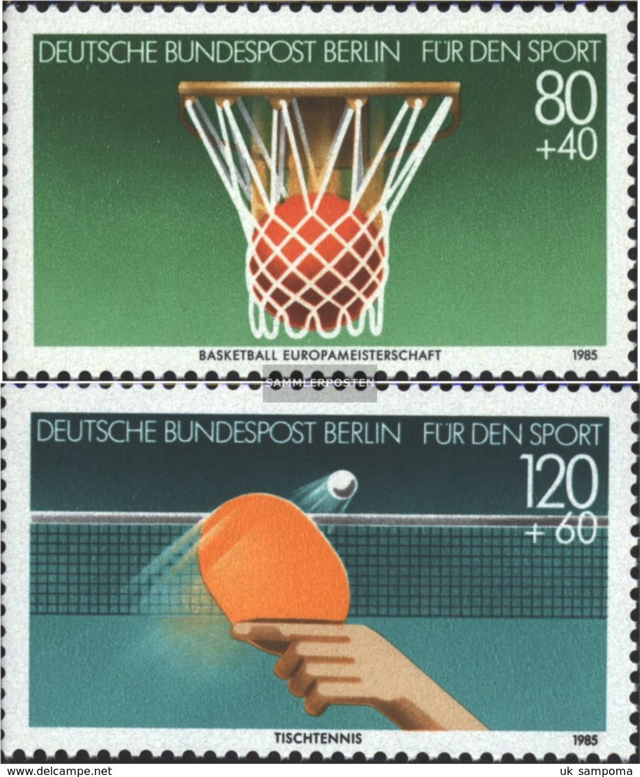 Berlin (West) 732-733 (complete Issue) FDC 1985 Sports Aid - Andere & Zonder Classificatie