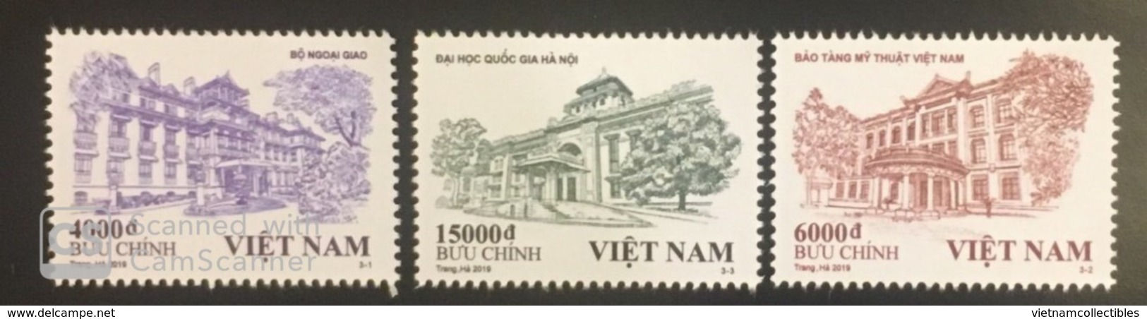 Viet Nam Vietnam MNH Perf Stamps Issued On 1st Nov 2019 : Vietnamese Architecture (Ms1116) - Viêt-Nam