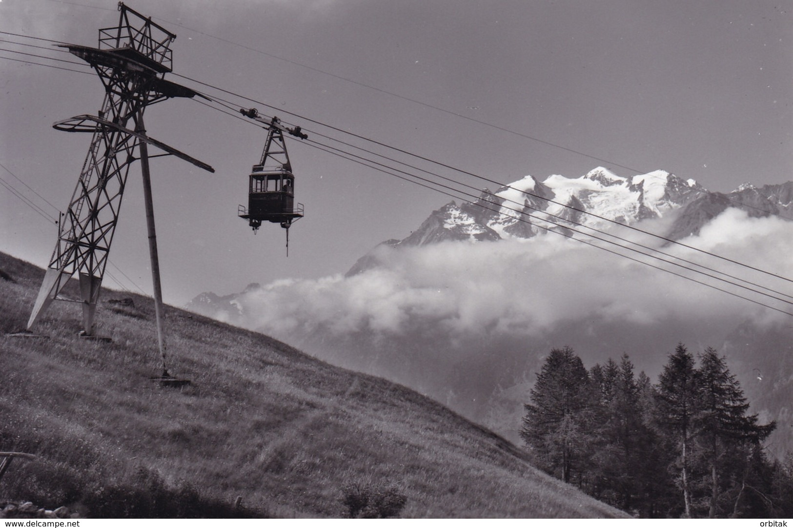 Stalden * Luftseilbahn Staldenried - Gspon, Seilbahn, Alpen * Schweiz * AK1666 - Stalden