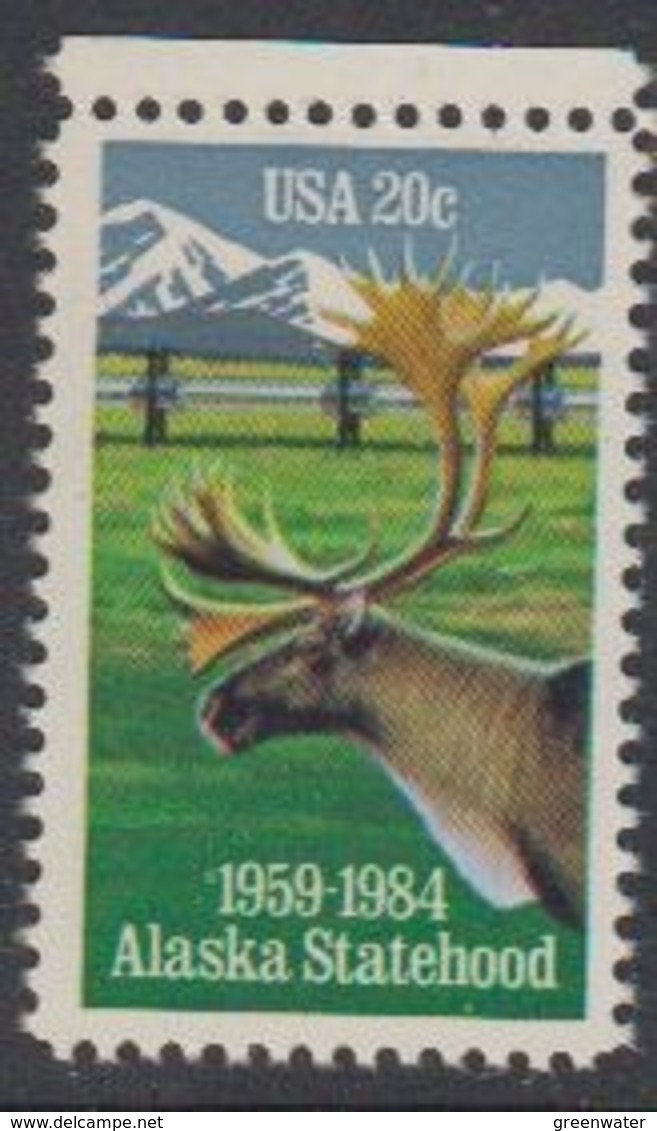 USA 1984 Alaska Statehood 1v ** Mnh (45081N) - Ongebruikt