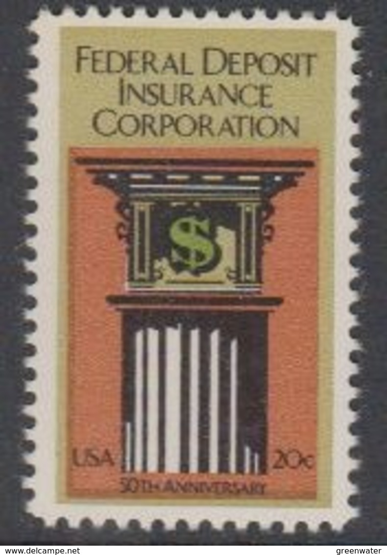 USA 1984 Federal Deposit Insurance 1v ** Mnh (45081Q) - Neufs