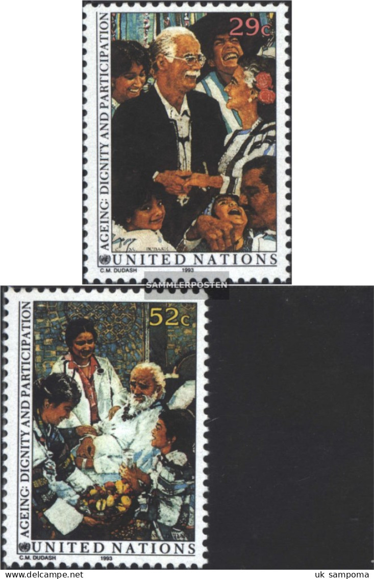 UN - New York 642-643 (complete Issue) Unmounted Mint / Never Hinged 1993 Seniors - Unused Stamps