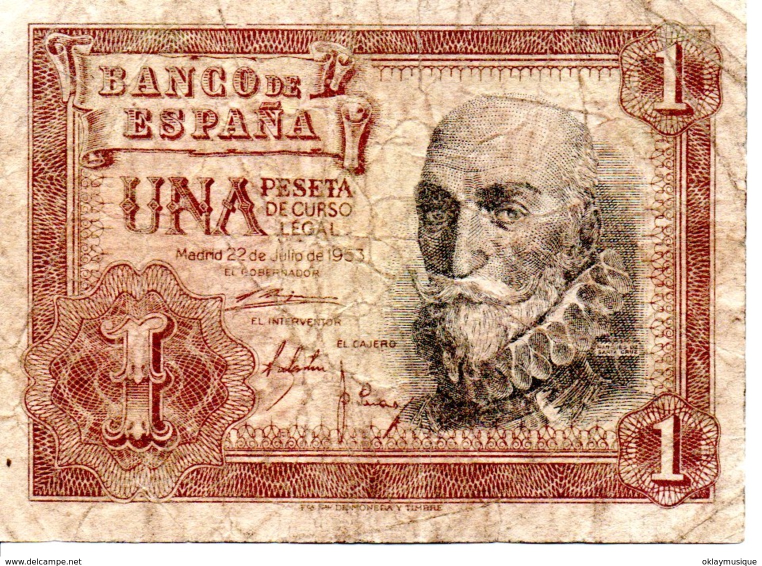 1 Peseta 1953 - 1-2 Pesetas