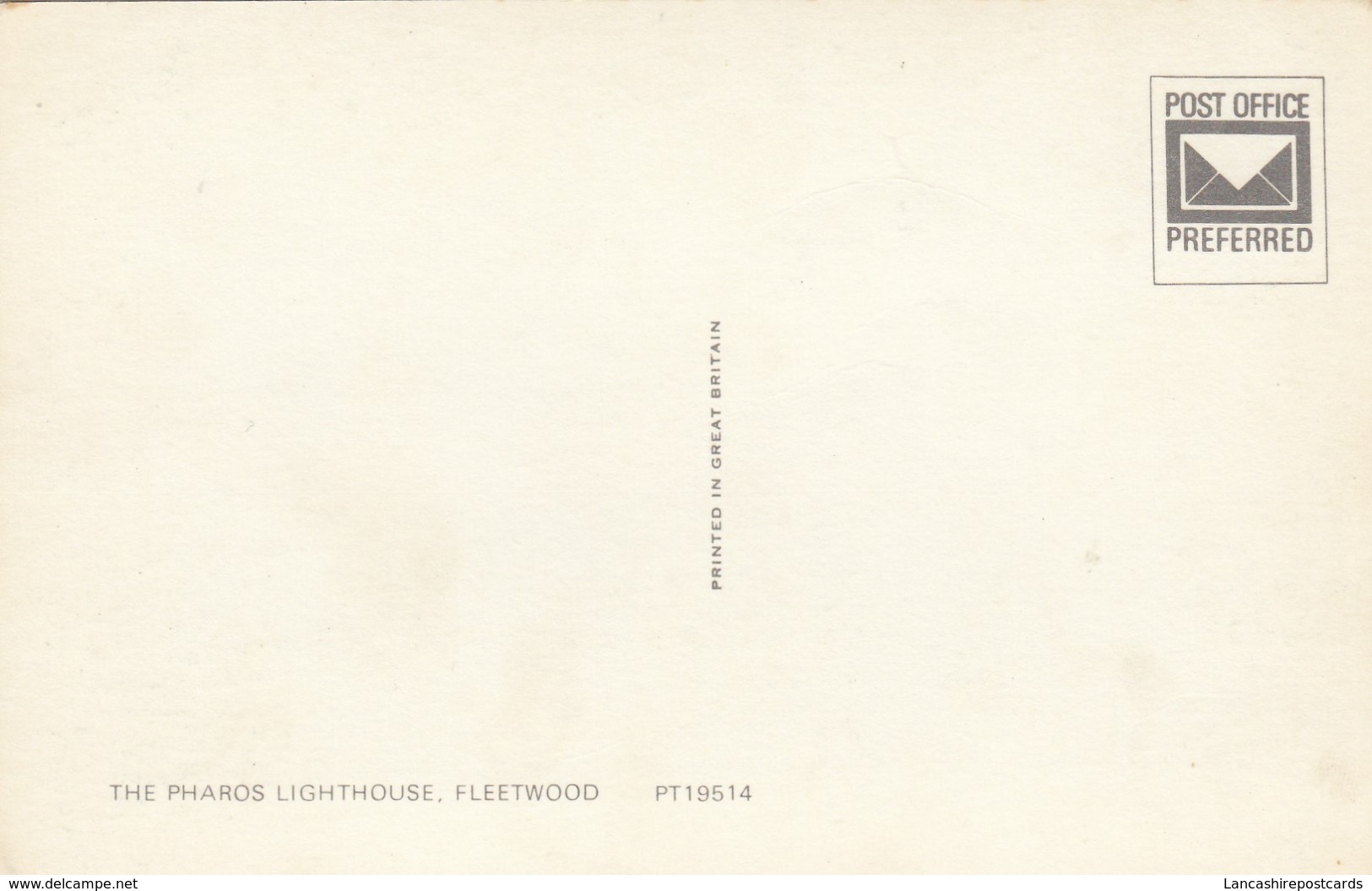 Postcard The Pharos Lighthouse Fleetwood Lancashire England My Ref  B13734 - Lighthouses