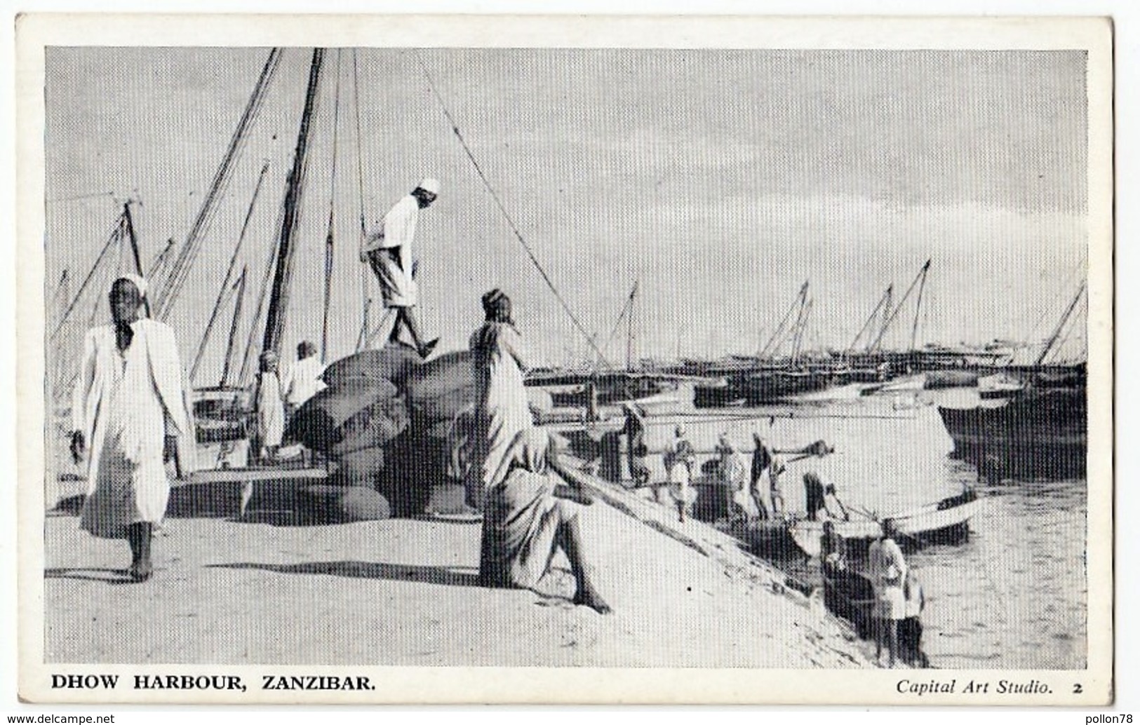 TANZANIA - DHOW HARBOUR, ZANZIBAR - Vedi Retro - Formato Piccolo - Tanzania