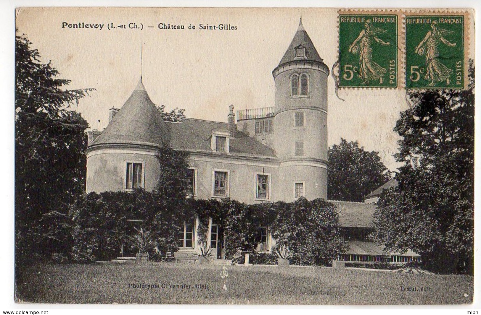 Cpa       Pontlevoy   Chateau De Saint Gilles      BE - Andere & Zonder Classificatie