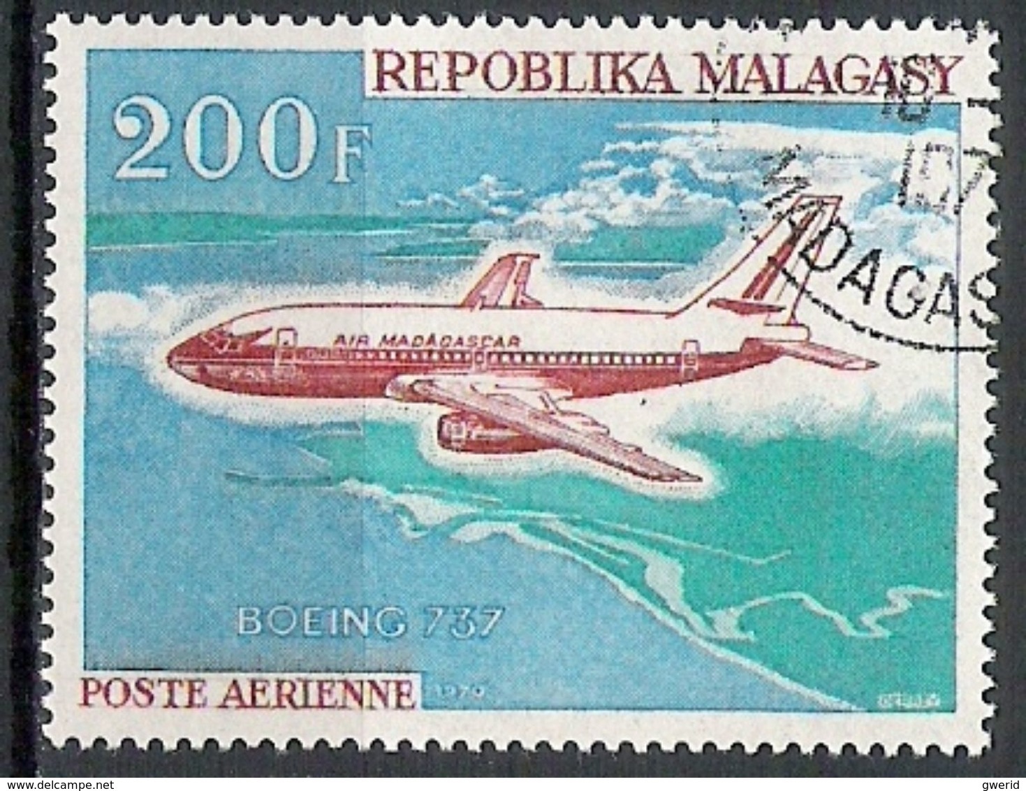 Madagascar N° PA 113 YVERT OBLITERE - Madagascar (1960-...)