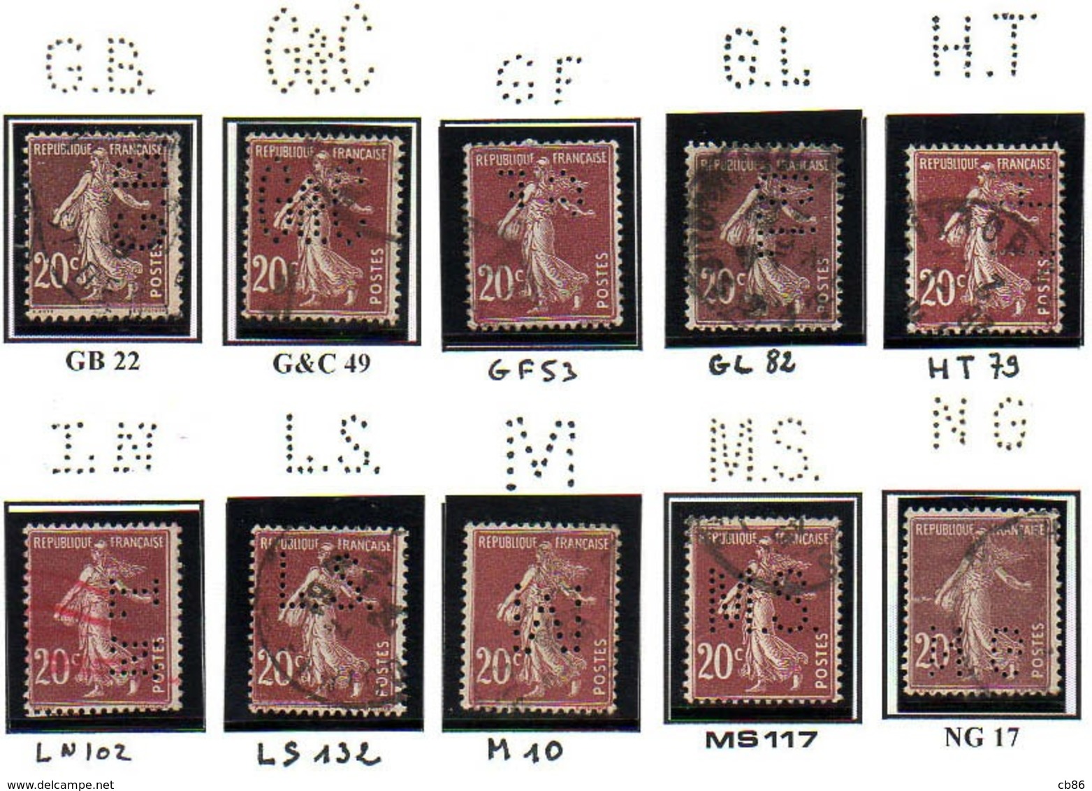 Perforé France Type Semeuse Camée 50 N° 139 ( 553 Perf Connues Pour Ce Timbre) - Other & Unclassified