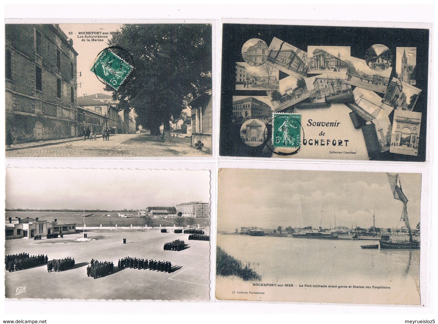 17- ROCHEFORT SUR MER  LOT DE 25 CARTES TOUTES SCANNEES