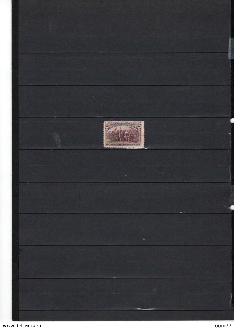 N° 82a TIMBRE ETATS UNIS NEUF SANS GOMME DE 1893    Cote : 45 € - Neufs