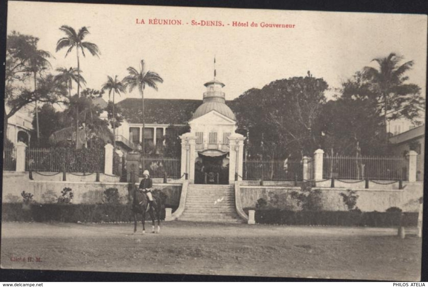 CPA Précurseur La Réunion Saint St Denis Hôtel Du Gouverneur - Saint Denis
