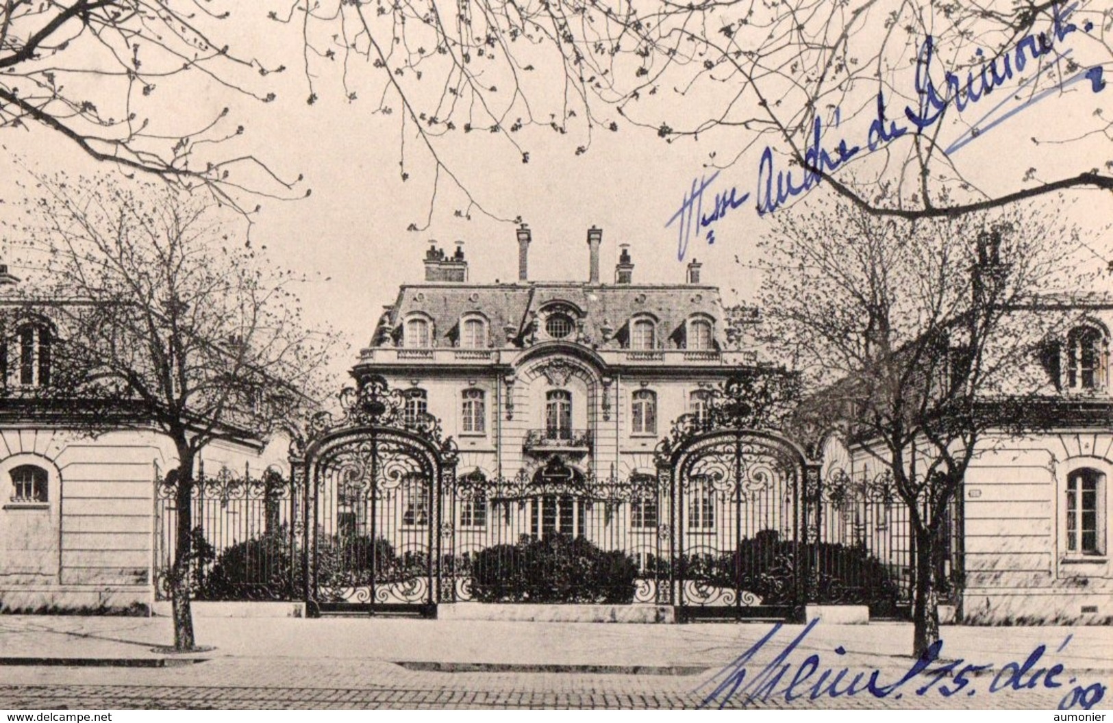 REIMS ( 51 ) - Hotel De BRIMONT - Signé De La Vi-Comtesse André De BRIMONT .( Catherine-Marie Née RIBOLDI ) - Reims