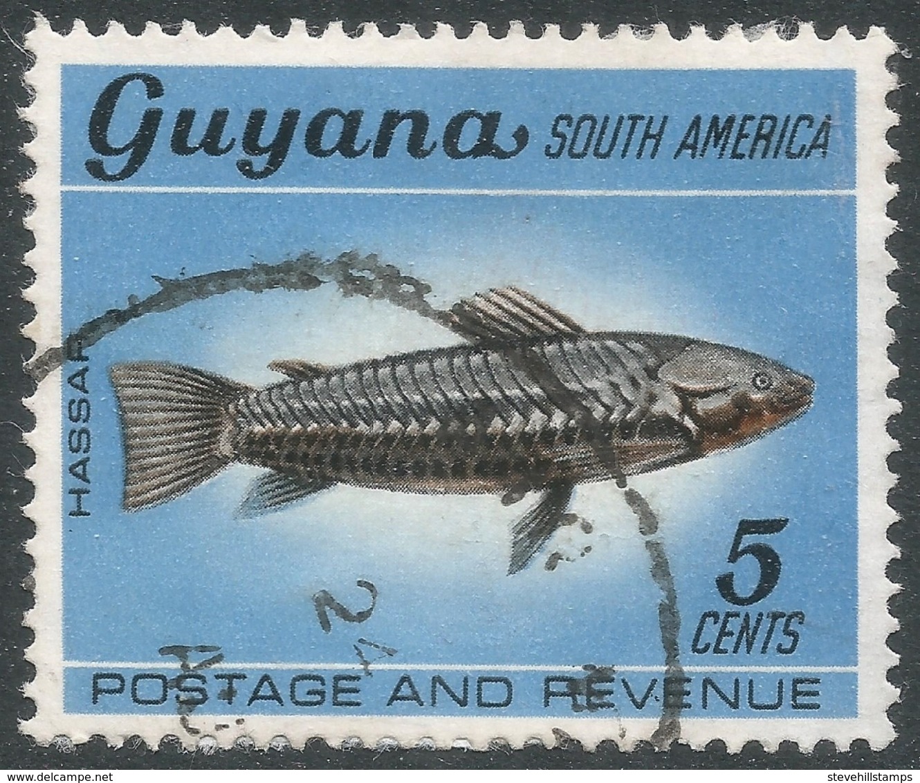 Guyana. 1968 Definitives. 5c Used. SG 451 - Guyana (1966-...)