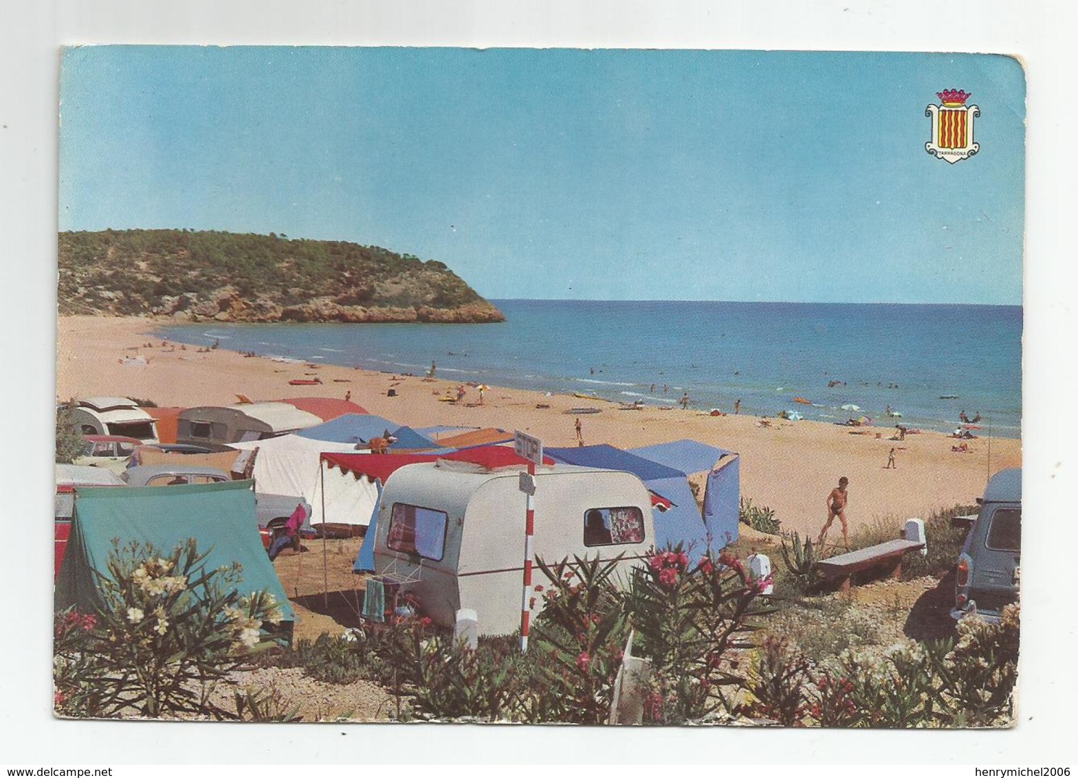 Espagne Espana Tarragona Costa Dorada Plage Caravane Camping - Tarragona