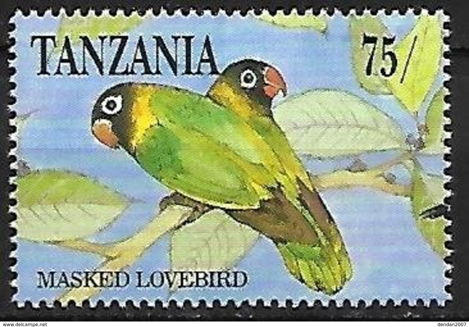 TANZANIA - MNH - 1991 :    Yellow-collared Lovebird  -  Agapornis Personatus - Parrots